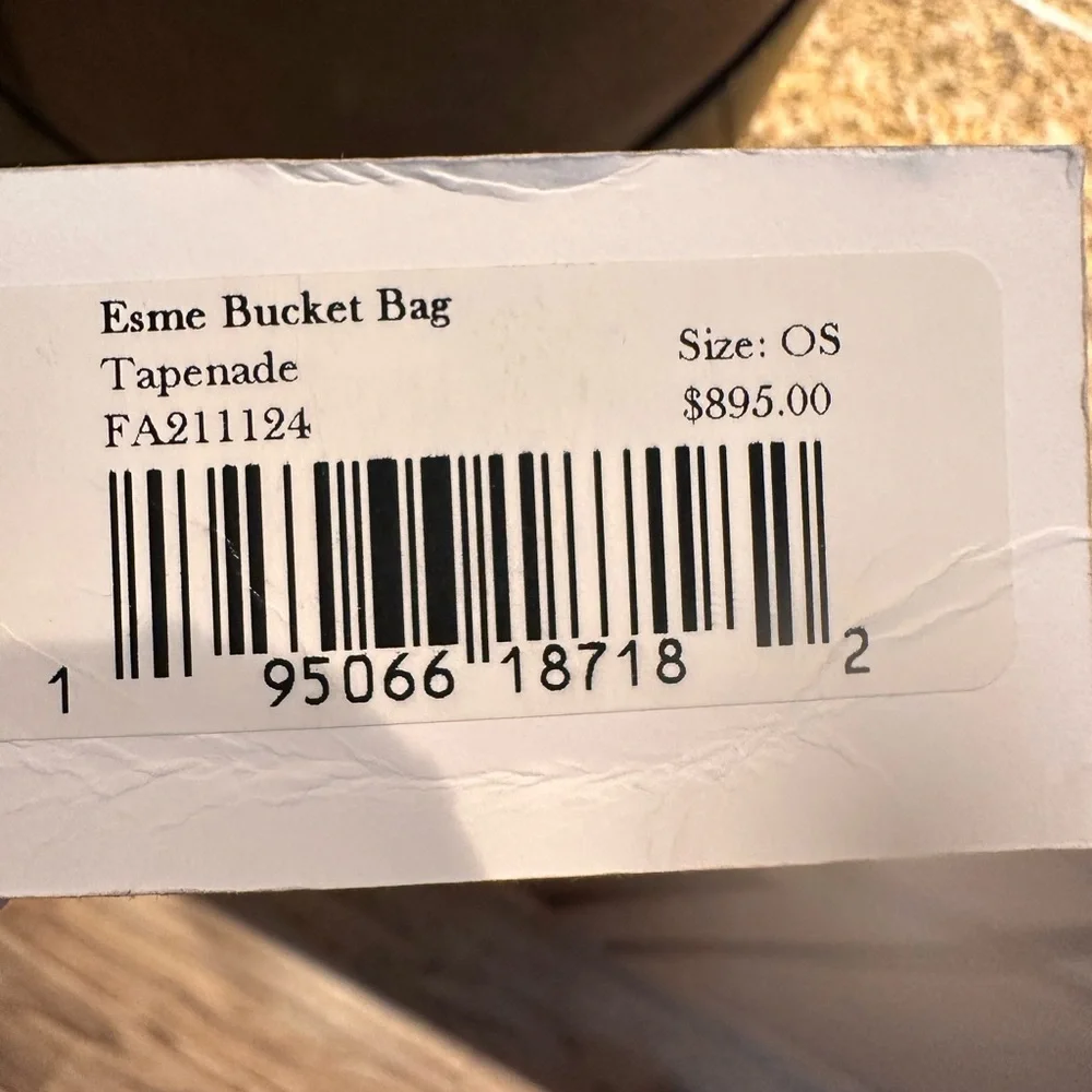 ULLA Johnson Elegant Tapenade Suede Bucket Bag 💼 Adorable Bag - Picture 13 of 16